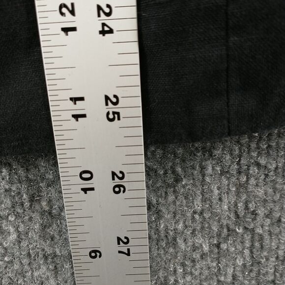 Helen McAlinden Womens Linen Blazer Jacket Black Actual 18.5x25.5 Lined 3-Button - Picture 12 of 13